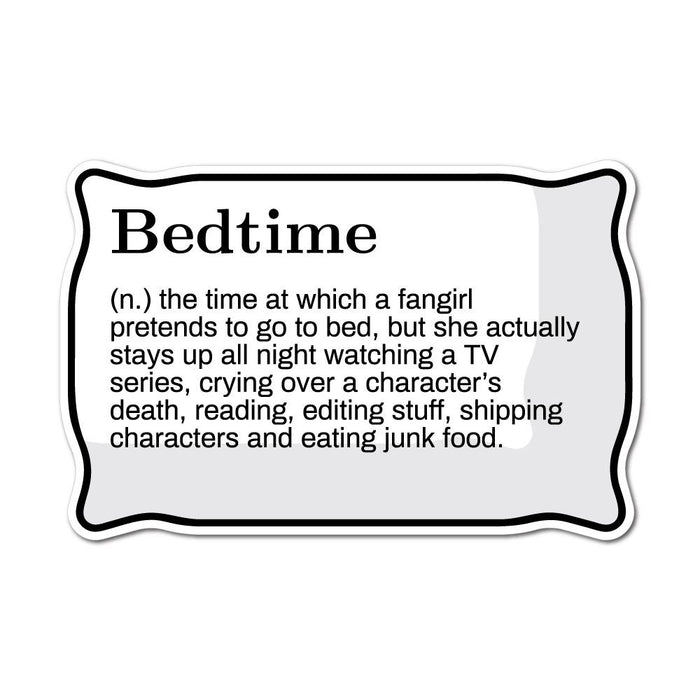 Bedtime Sticker Decal