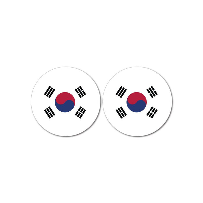 South Korea Flag X2 Sticker Decal