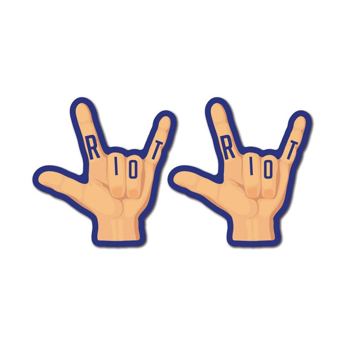 2X Lets Cause A Riot Sticker Decal
