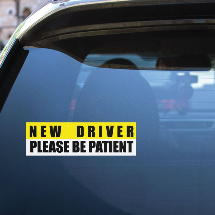 Beginner Driver Please Be Patient Sticker Decal