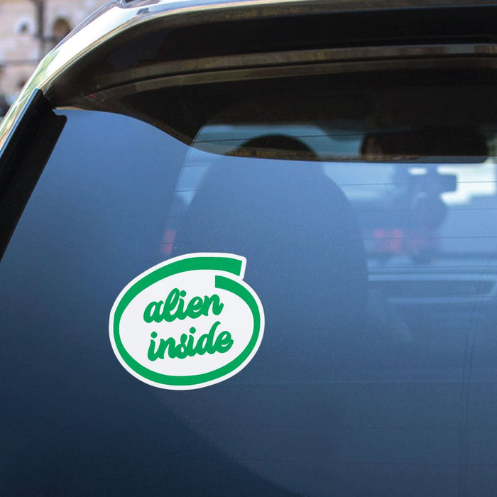 Alien Inside Sticker Decal