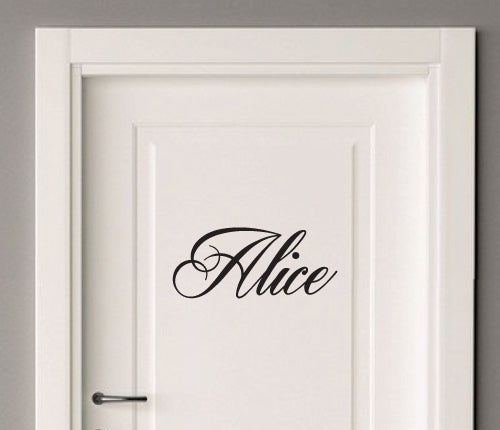Custom Name Small Wall Sticker