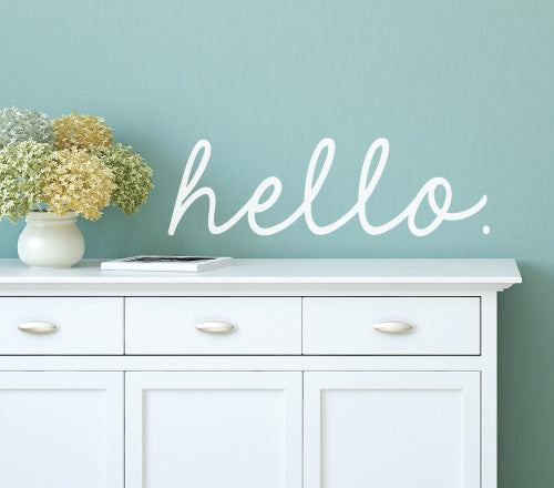 Big Hello Wall Sticker