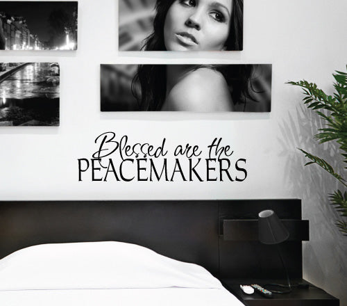 Blessed Are The Peacemaker Wall Sticker