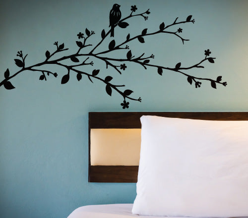 Bird Blossom Tree Wall Sticker