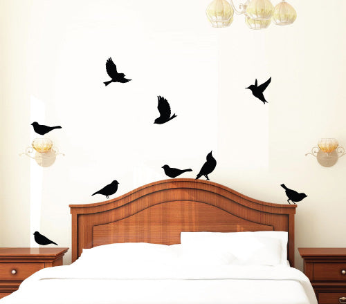 Flock Of Birds Wall Sticker