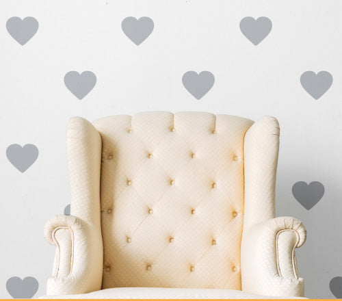 Confetti Big Heart (Set Of 24) Wall Sticker