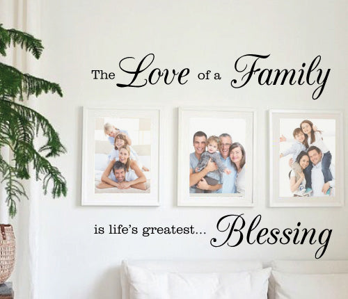 The Love Of A Family Wall Sticker