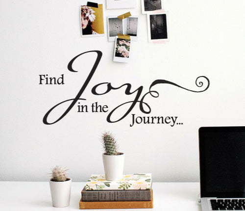 Find Joy In The Journey Wall Sticker