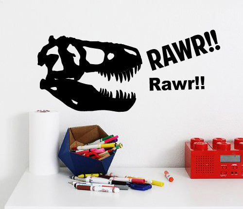 Trex Skull Wall Sticker