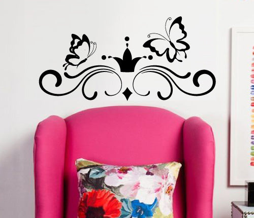 Swirl Butterfly Wall Sticker