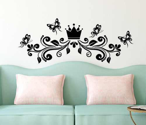 Swirl Butterfly Wall Sticker
