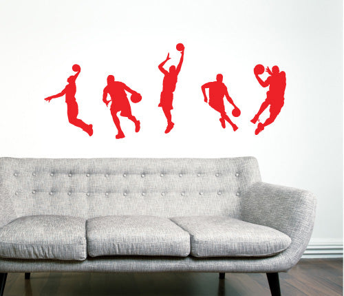 Basketball Player Pose Wall Sticker