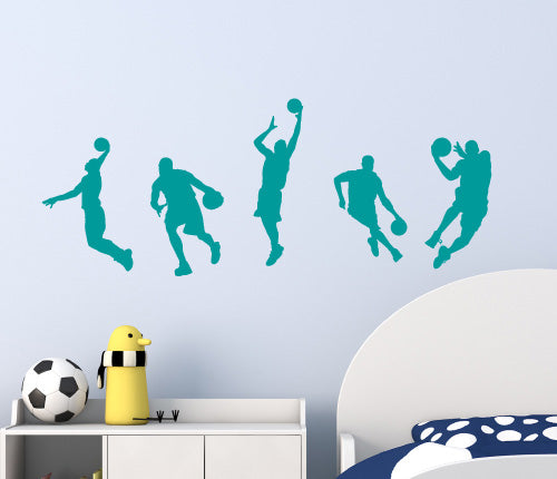 Basketball Player Pose Wall Sticker