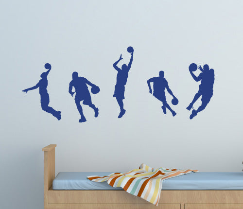 Basketball Player Pose Wall Sticker