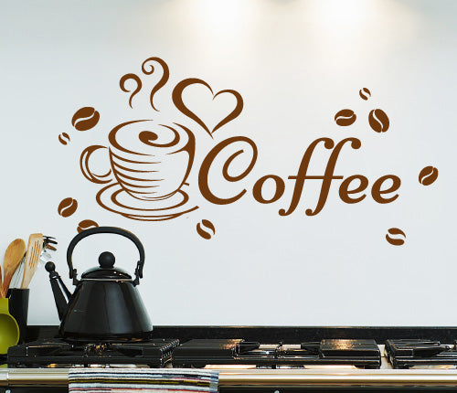 Coffee Cup Lover Wall Sticker