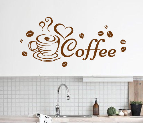 Coffee Cup Lover Wall Sticker