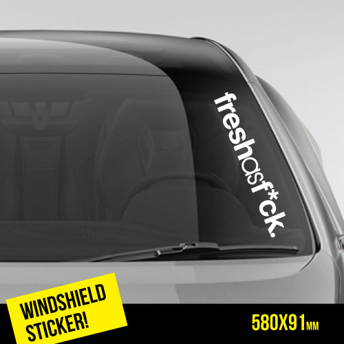 Fresh As Fck Windshield Jdm Sticker