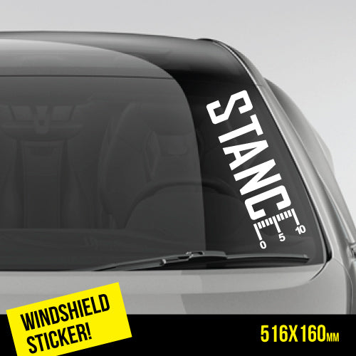 Stance Windshield Jdm Sticker