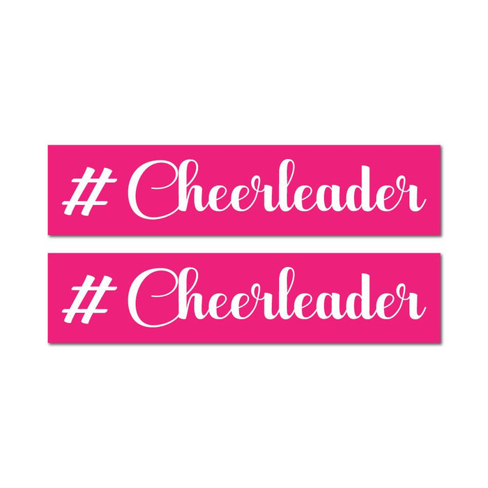 2X Cheerleader Sticker Decal