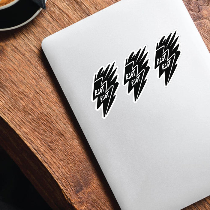3X Lets Cause A Riot Sticker Decal