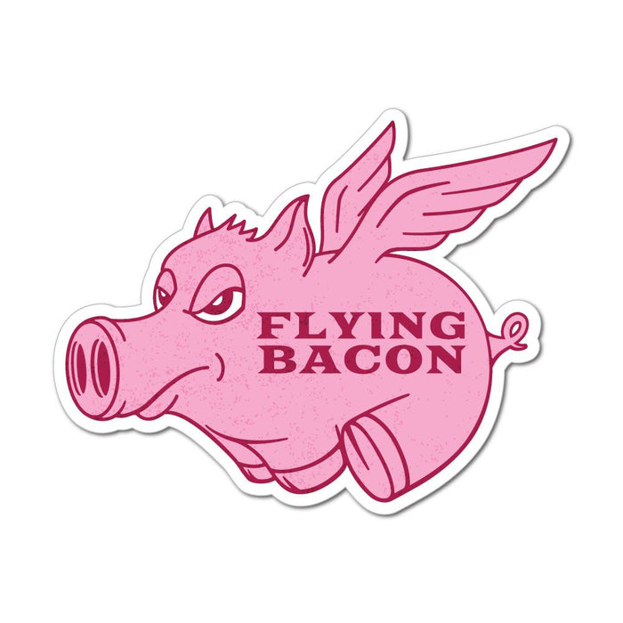 Flying Bacon Sticker Decal