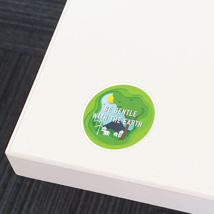 Be Gentle With The Earth Sticker Decal