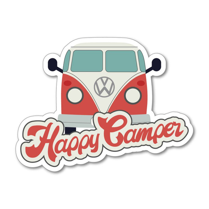 Happy Camper Sticker Decal