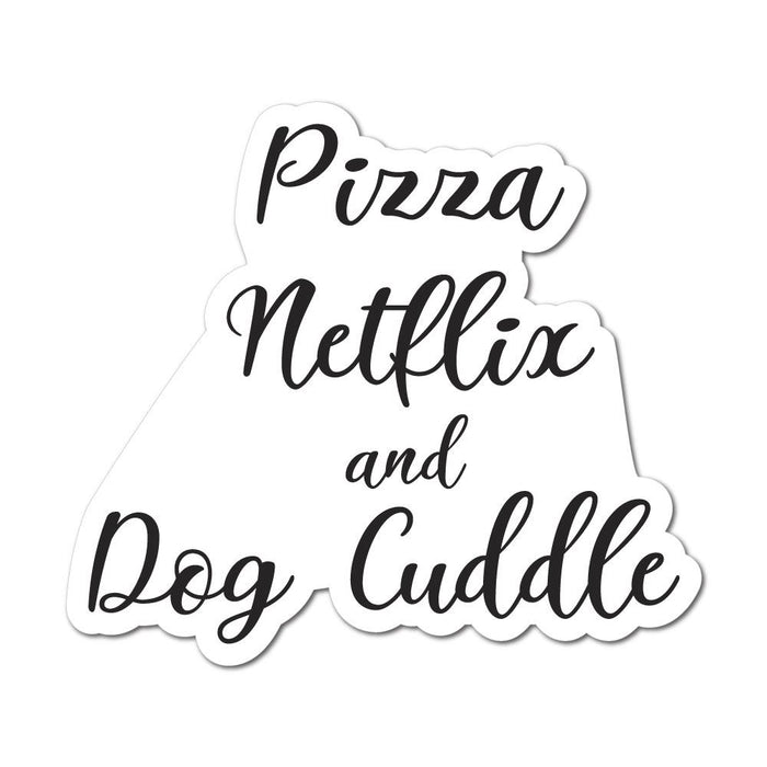 Dog Cuddles Sticker Decal