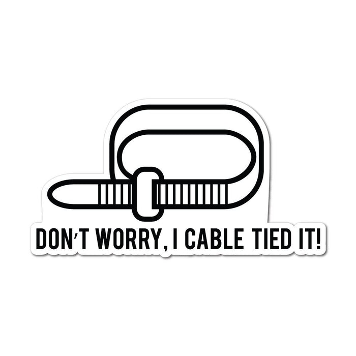 Cable Tied Sticker Decal