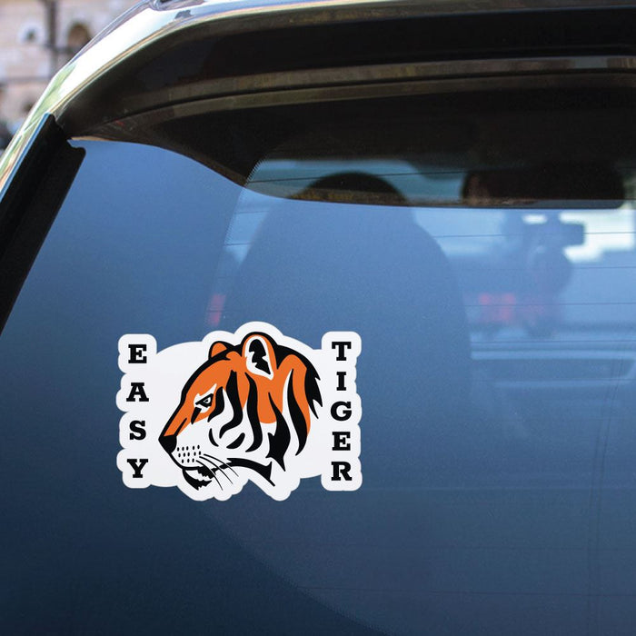 Easy Wild Cat Sticker Decal