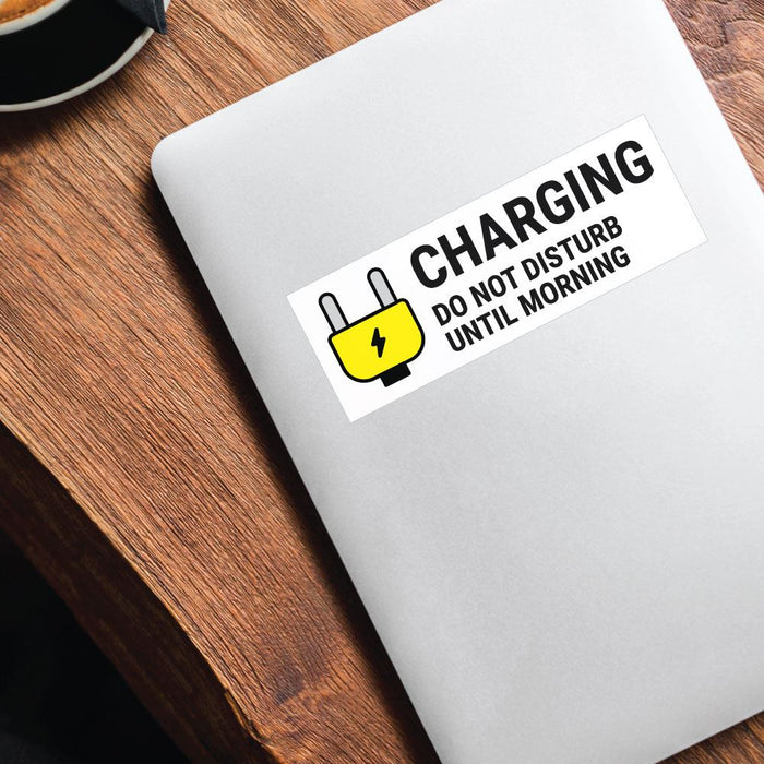 Charging Do Not Disturb Sticker Decal