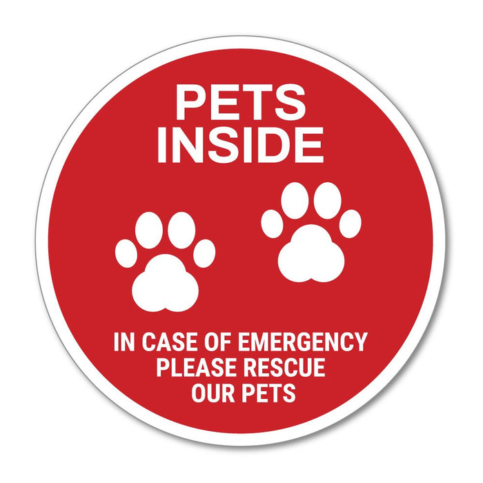 Pets Inside Sticker Decal