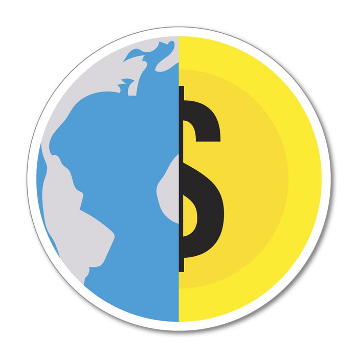 Dollar Rules Sticker Decal