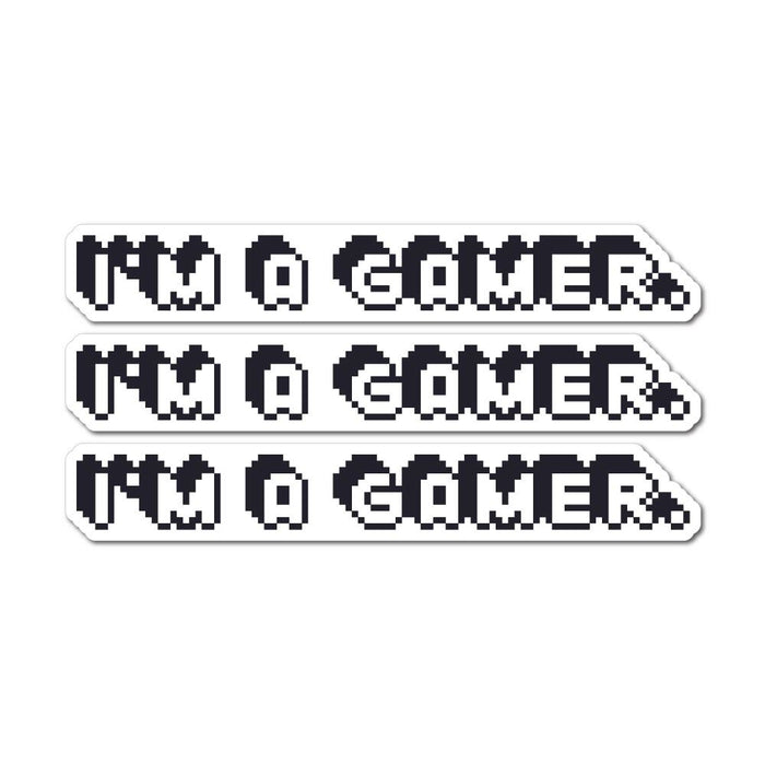 3X I Am A Gamer Sticker Decal