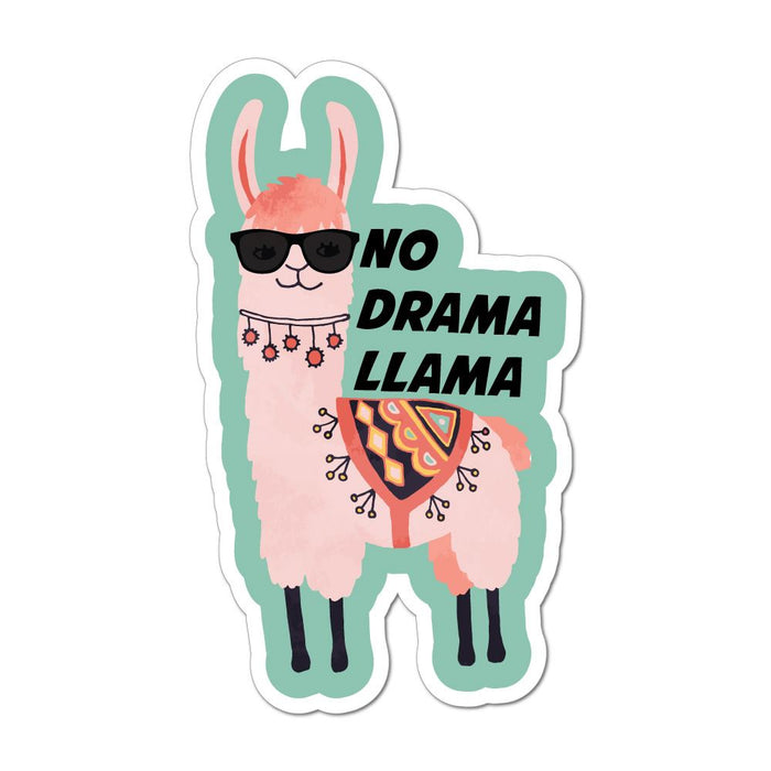 No Drama Llama Car Sticker Decal