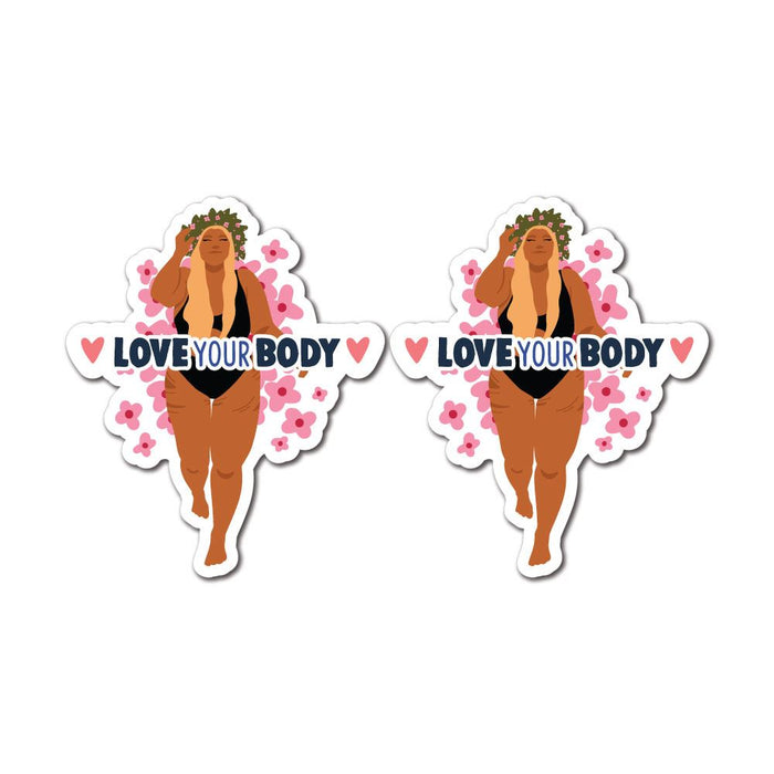 2X Love Your Body Sticker Decal