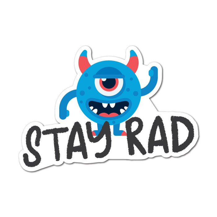 Stay Rad Alien Sticker Decal