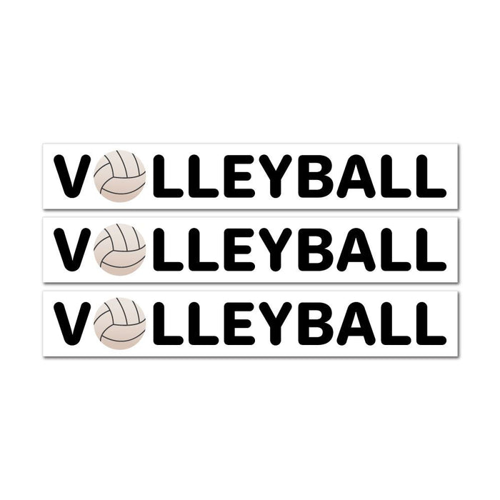 3X Volleyball Sport Sticker Decal