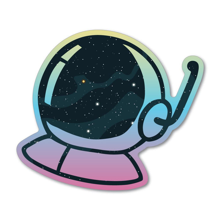Astronaut Galaxy Reflection Sticker Decal