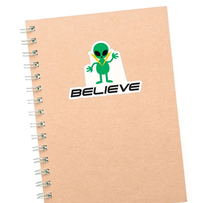 Believe In Aliens Sticker Decal