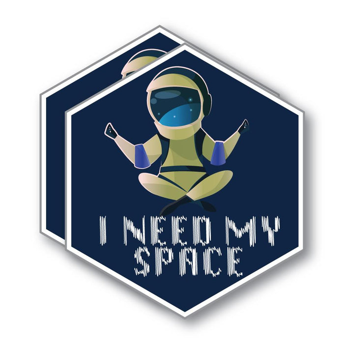 2X Give Me Space Sticker Decal