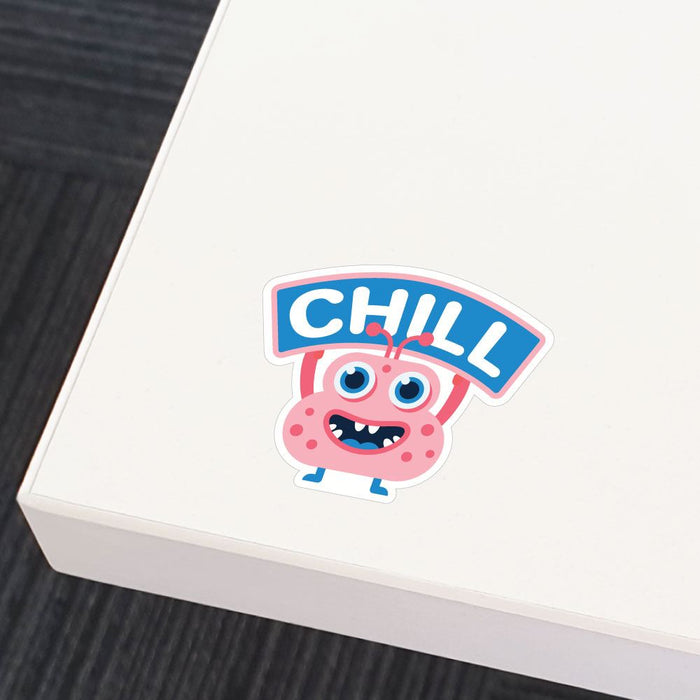 Chill Alien Sticker Decal
