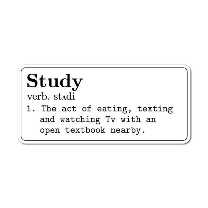 Study Sticker Decal