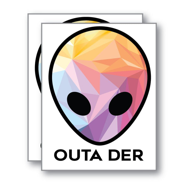 2X Outa Der Sticker Decal