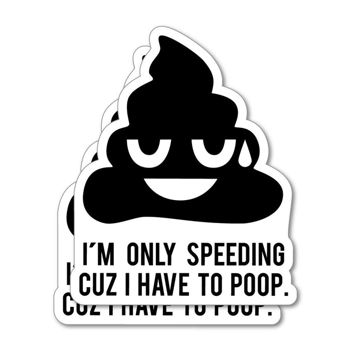 2X Speeding Sticker Decal