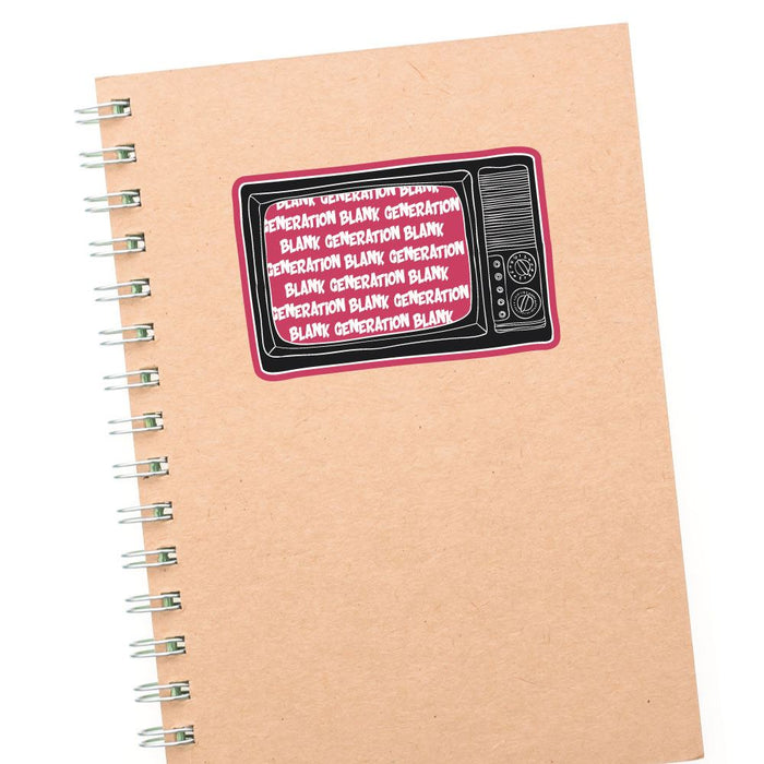 Blank Generation Tv Sticker Decal
