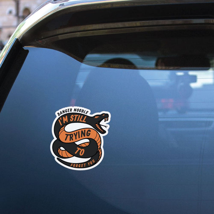 Danger Doodle Im Still Trying To Forget You Sticker Decal