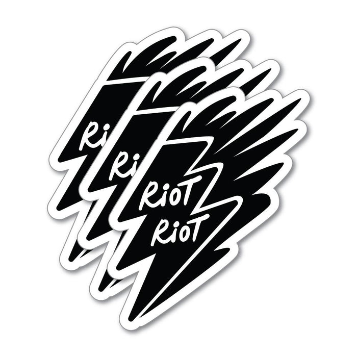3X Lets Cause A Riot Sticker Decal