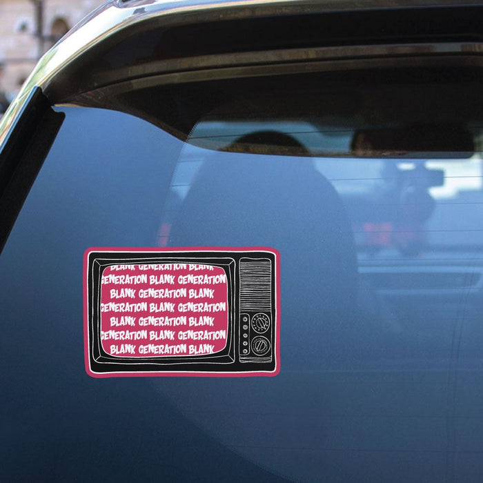 Blank Generation Tv Sticker Decal